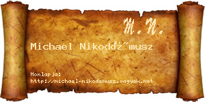 Michael Nikodémusz névjegykártya